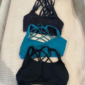 Lot of 3 Lululemon Bras Size 4